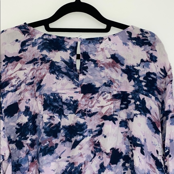 Vintage America lavender and blue blouse - Picture 4 of 5